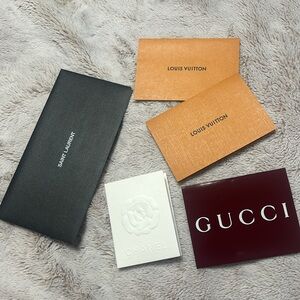 Luxury brands receipt holders